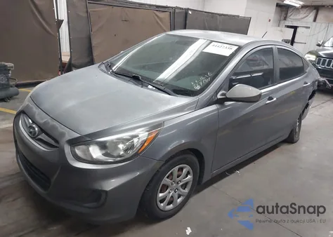 2014 Hyundai Accent Gls z USA, uszkodzony, nr VIN KMHCT4AE2EU767141